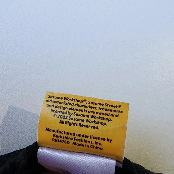 SESAME STREET Big B. Bird Hat Foam Adjustable Blue Black Mesh Audult OS - Picture 10 of 13